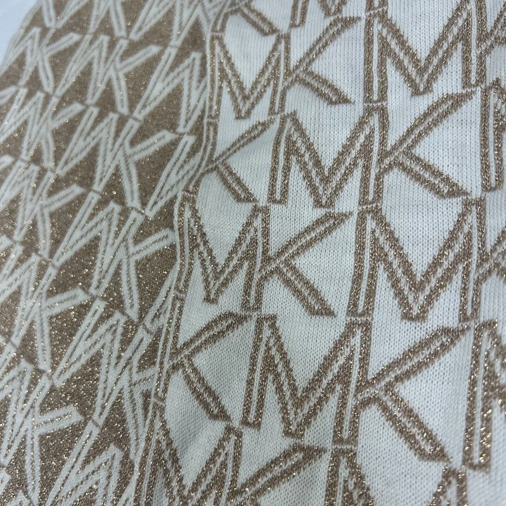 MICHAEL Michael Kors White‎ Gold Scarf Glitter One Size  62